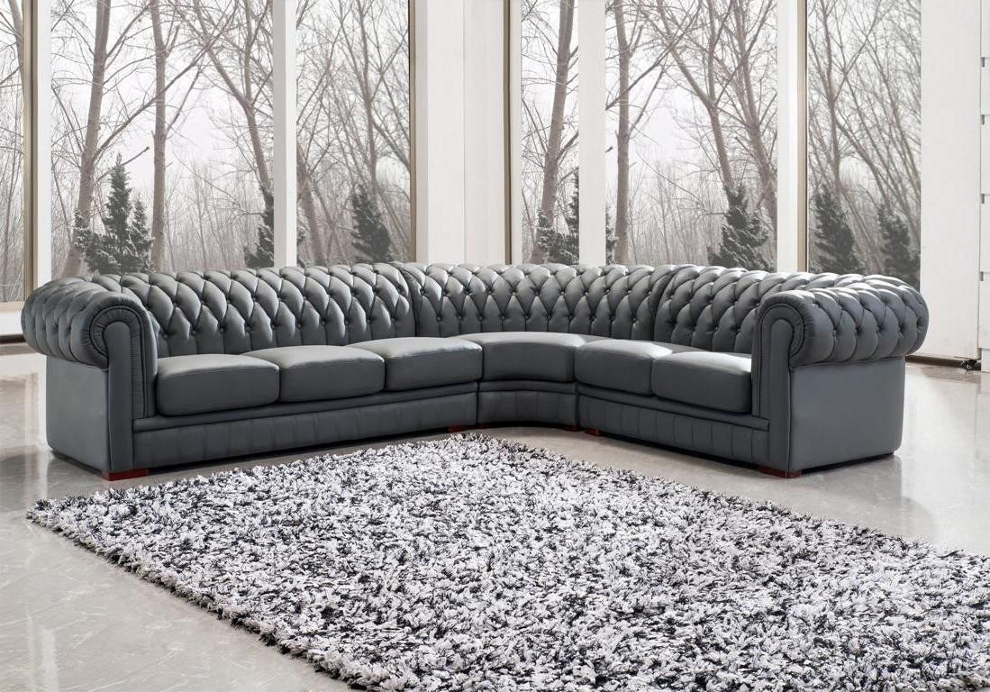 Xlmoebel Ecksofa Neue Wohnlandschaft mit klassischem Chesterfield-Polstersi günstig online kaufen