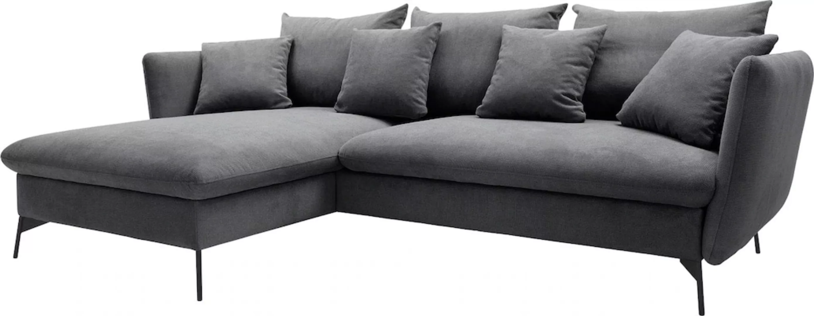 andas Ecksofa "LIVORNO,258 cm, L-Form,", Schlaffunktion u. Bettkasten (139/ günstig online kaufen