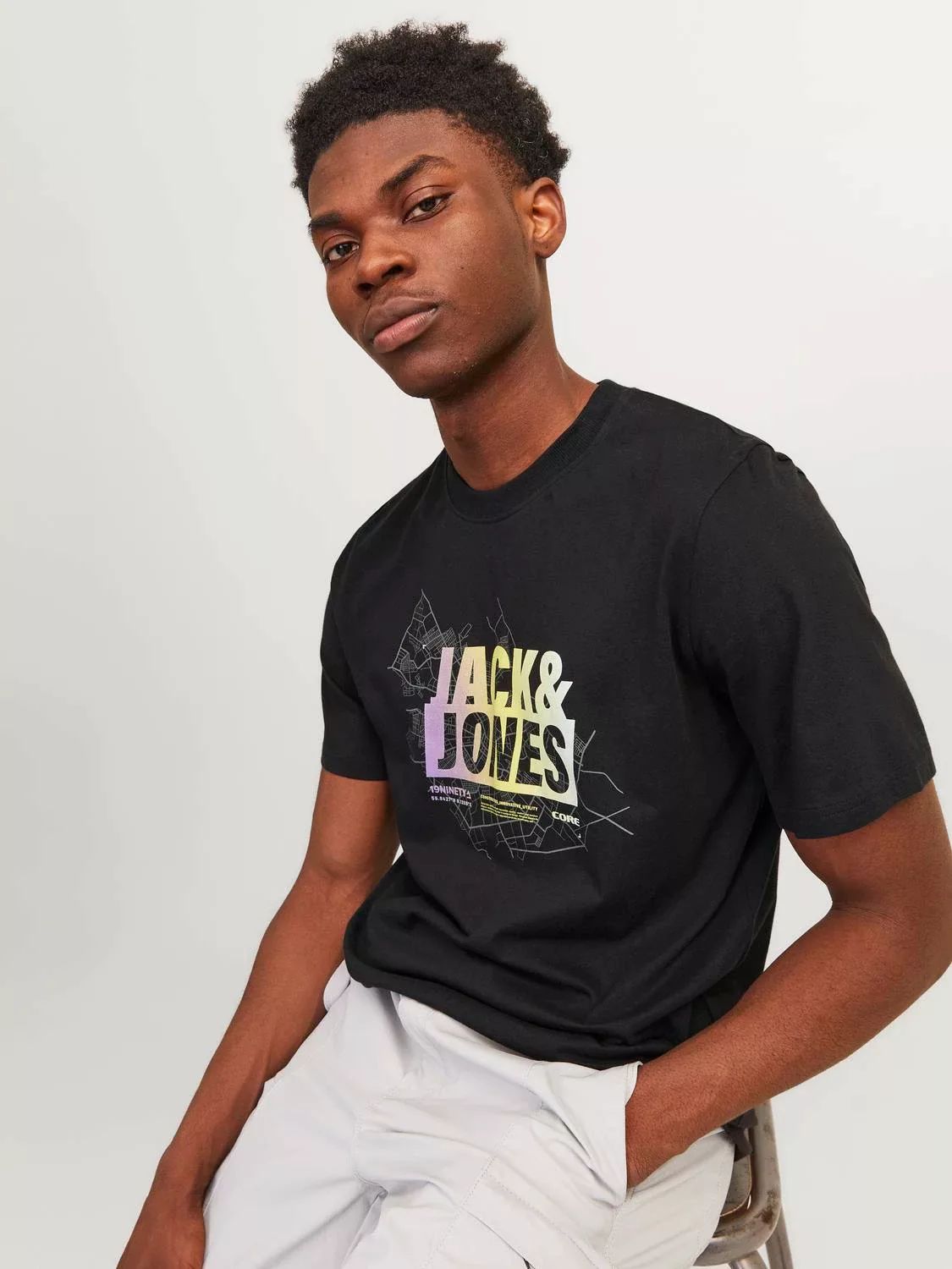 Jack & Jones T-Shirt JCOMAP SUMMER LOGO TEE SS CREW NECK SN günstig online kaufen