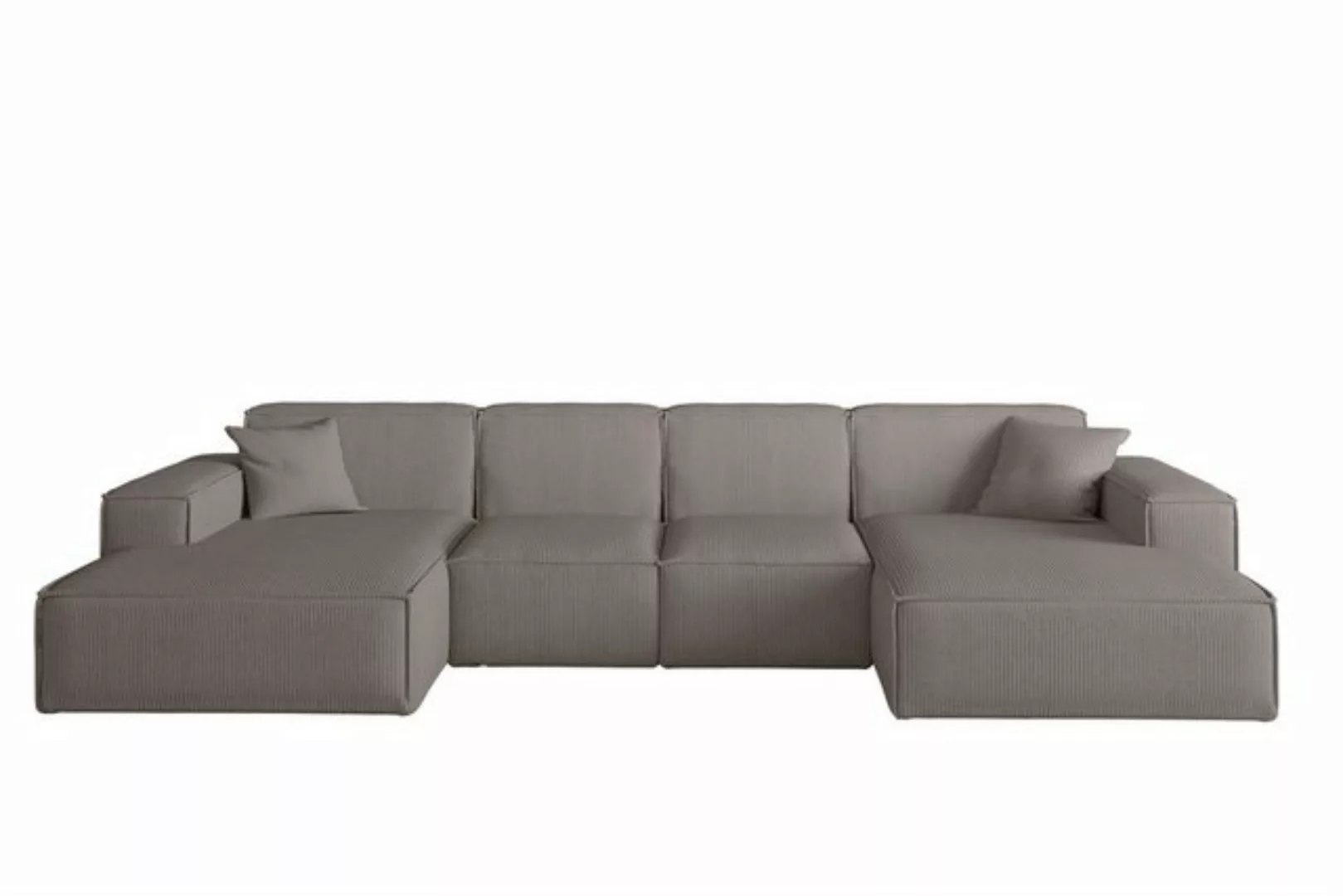 Fun Möbel Wohnlandschaft Sofa U-Form CELES PREMIUM XS in Stoff Scala, Breit günstig online kaufen