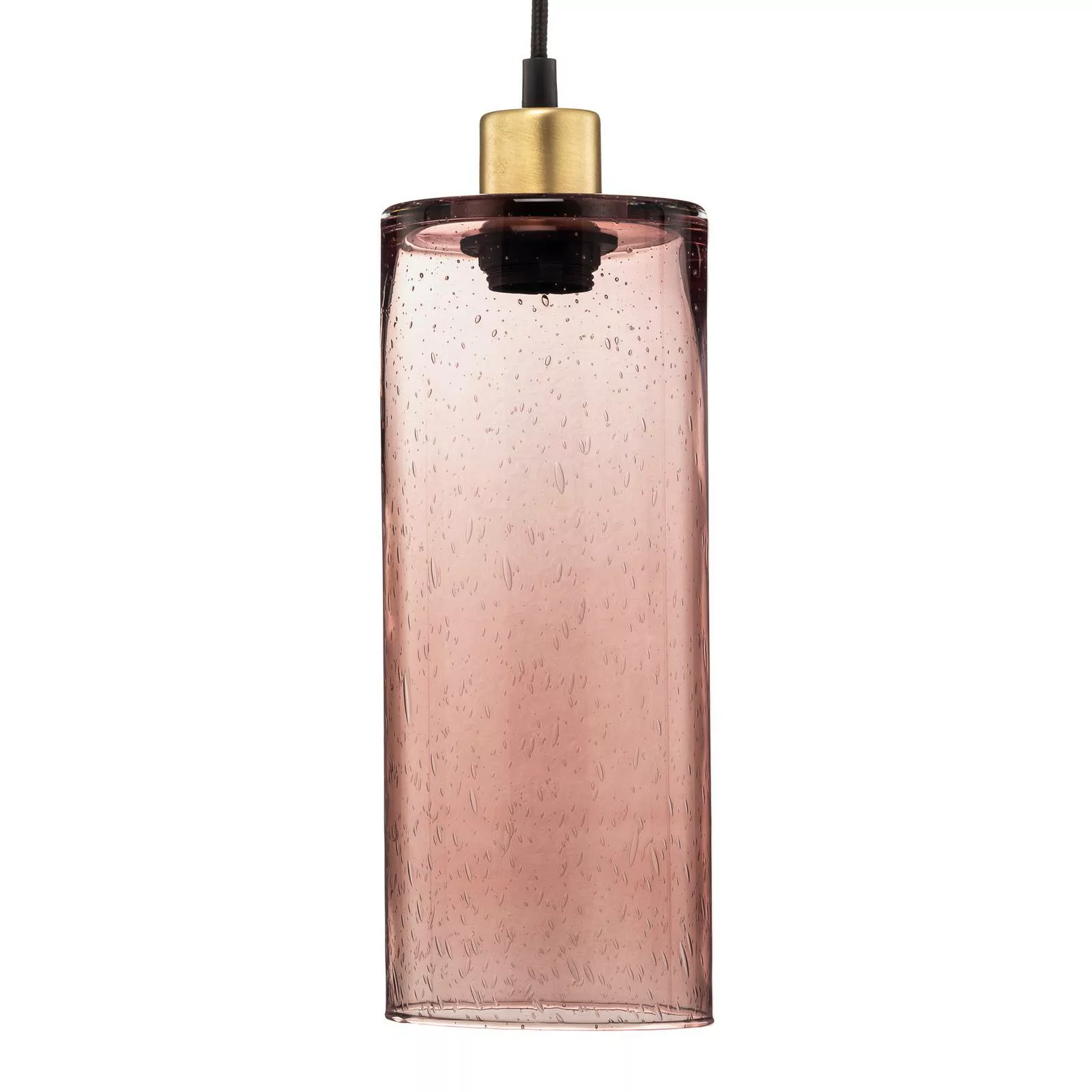 Hängelampe Soda Glaszylinder rosé Ø 12cm günstig online kaufen