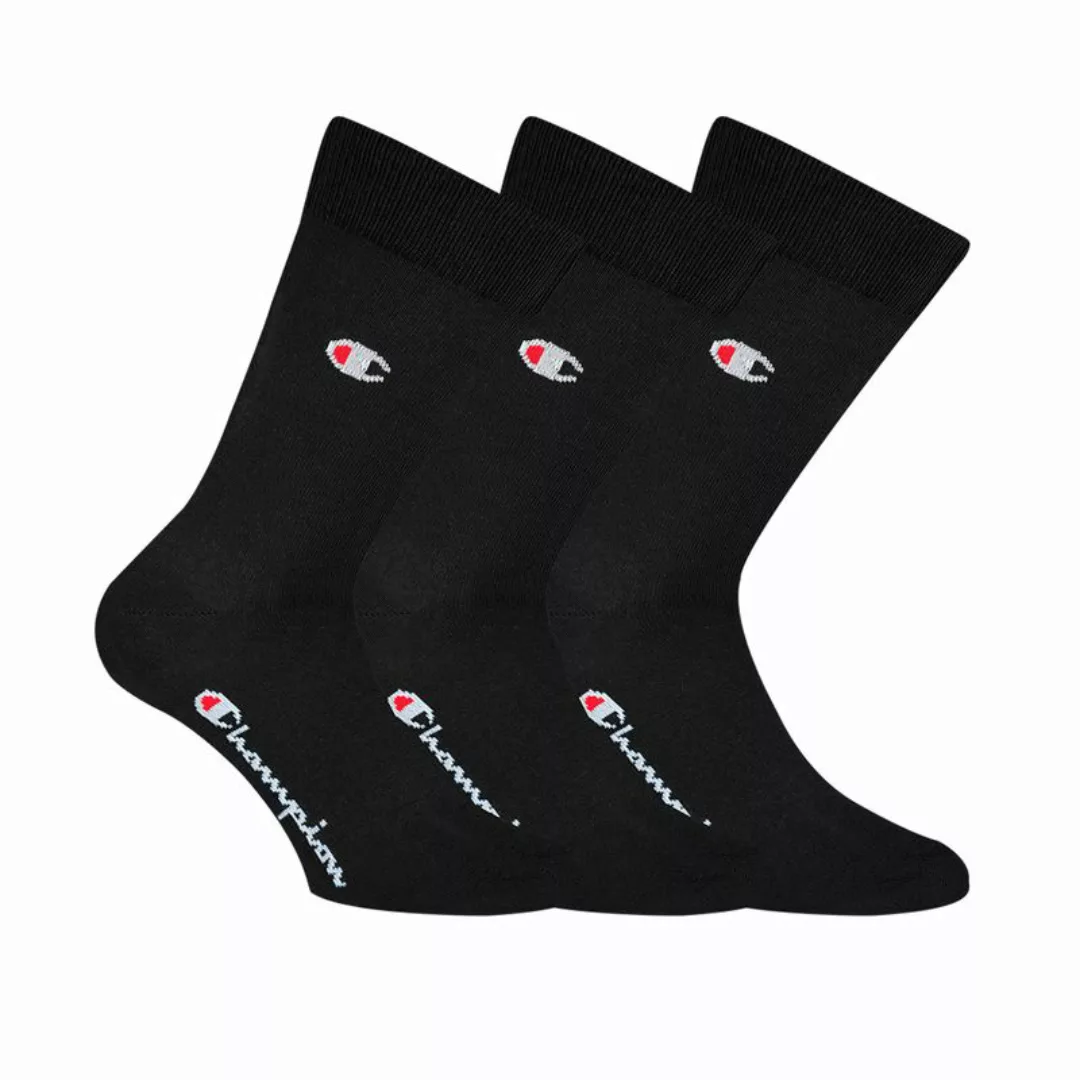 Champion Unisex Socken, 3 Paar - City Socks, Crew Socken Legacy Schwarz EU günstig online kaufen