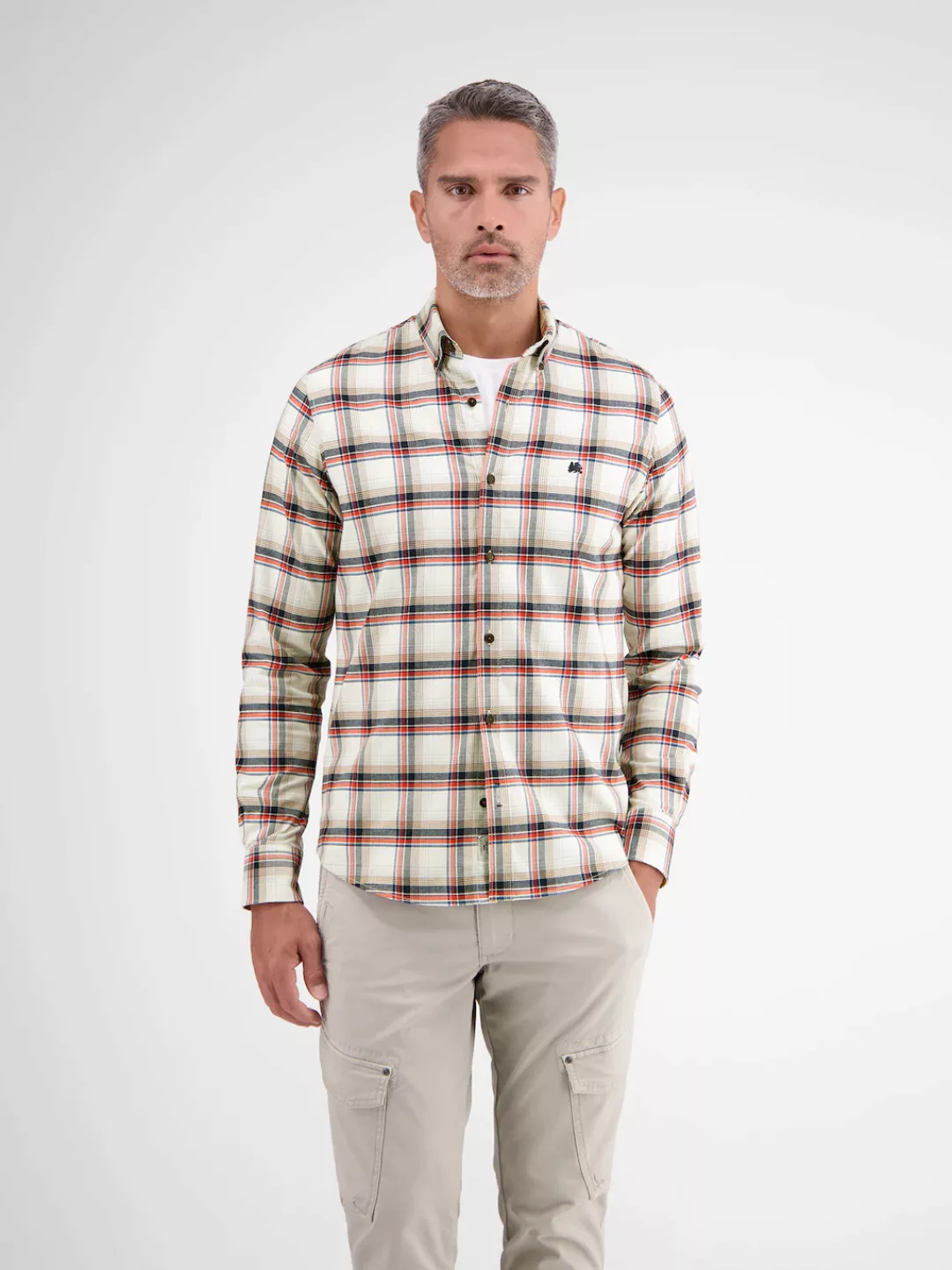 LERROS Langarmhemd "LERROS Langarmhemd, BIG FLANNELCHECK" günstig online kaufen