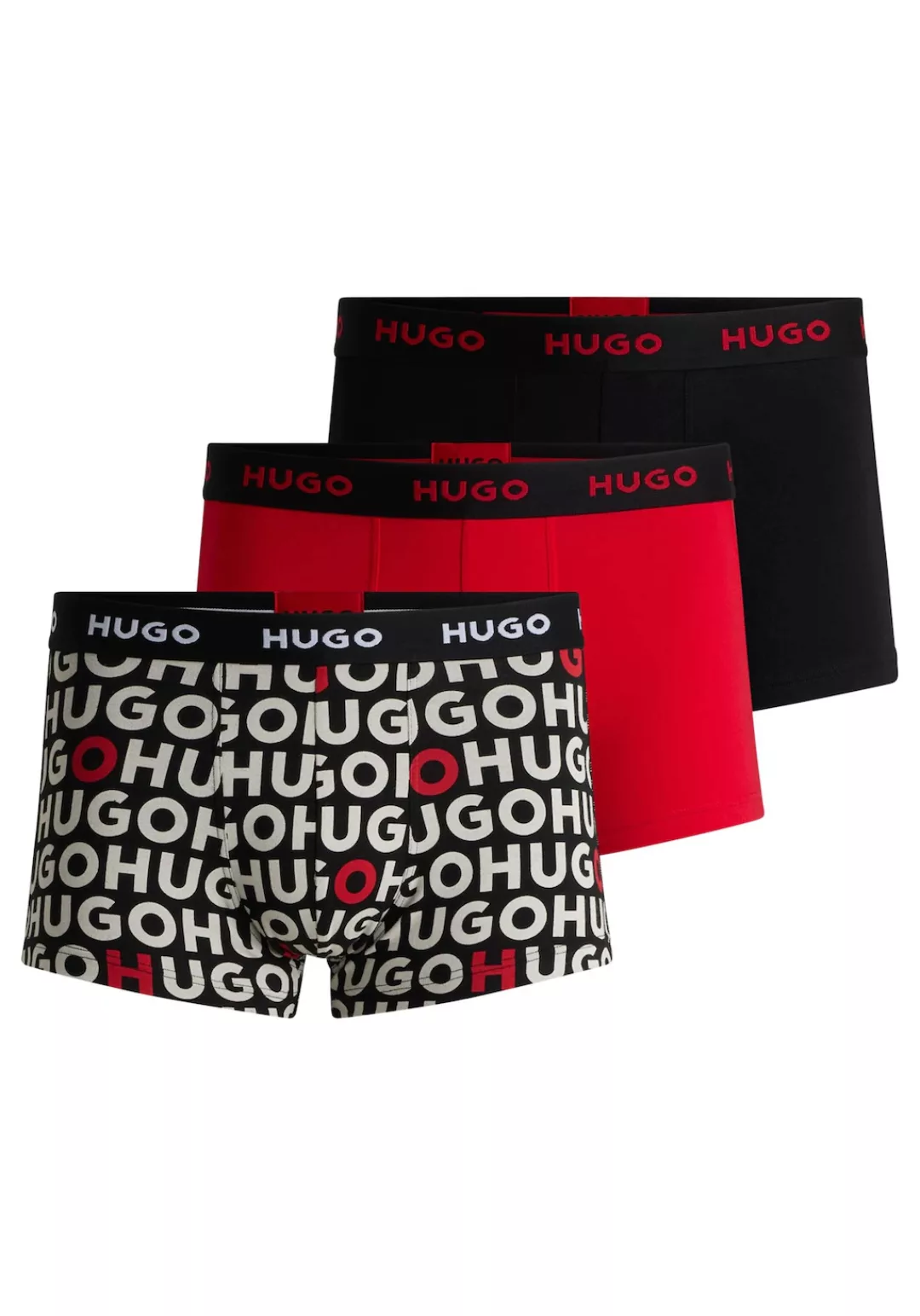 HUGO Boxershorts "Boxershort TRUNK TRIPLET DESIGN 3er Pack" günstig online kaufen