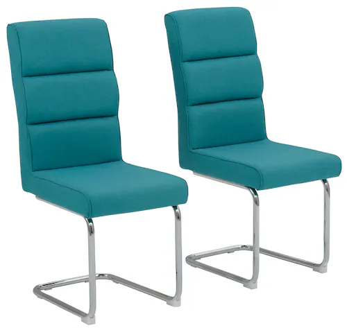 INOSIGN Freischwinger "Lano", Webstoff, im 2er Set, Sitz gepolstert, Gestel günstig online kaufen
