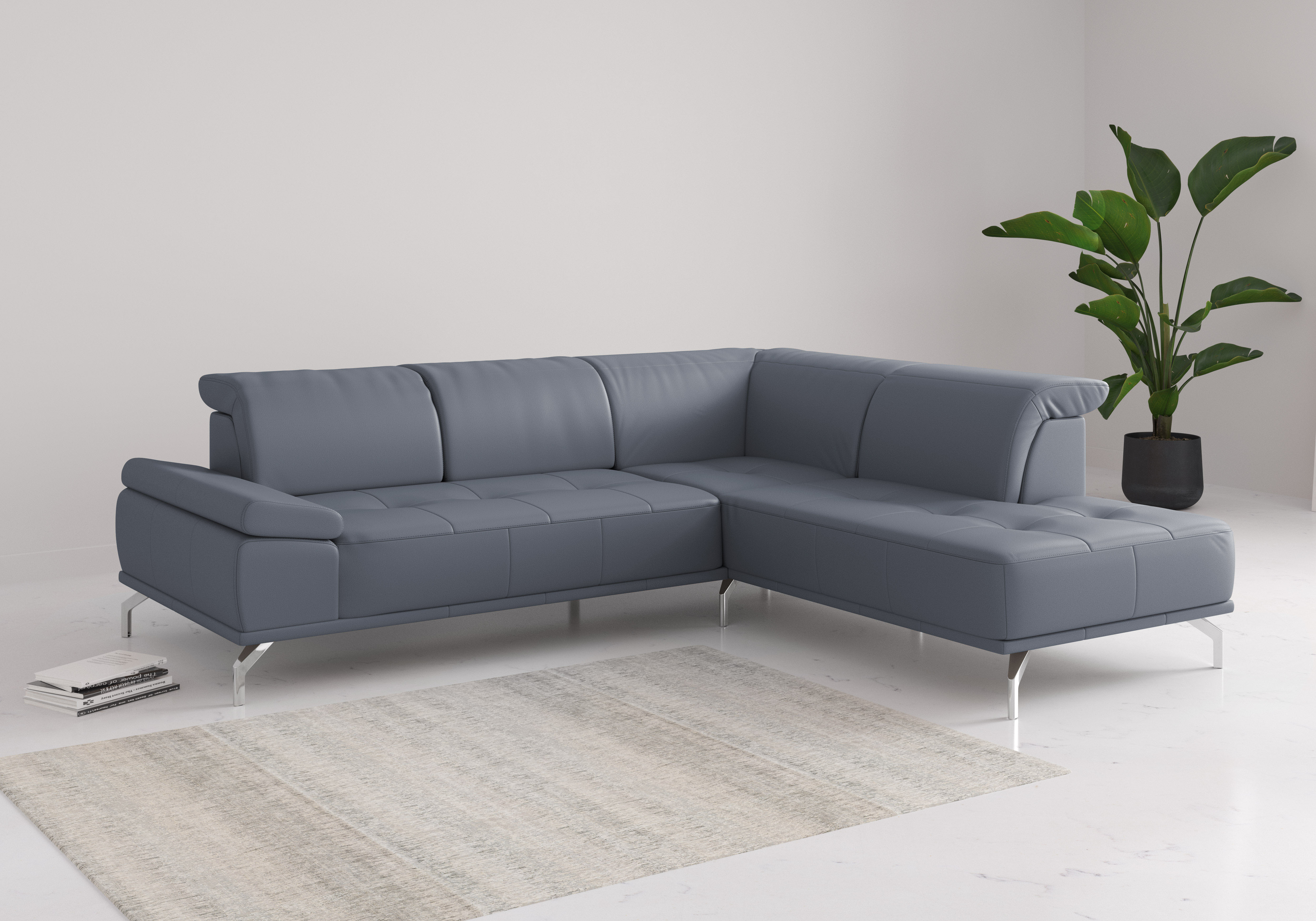 Places of Style Ecksofa "Caluna", Inkl.Sitztiefenverstellung, wahlweise mit günstig online kaufen