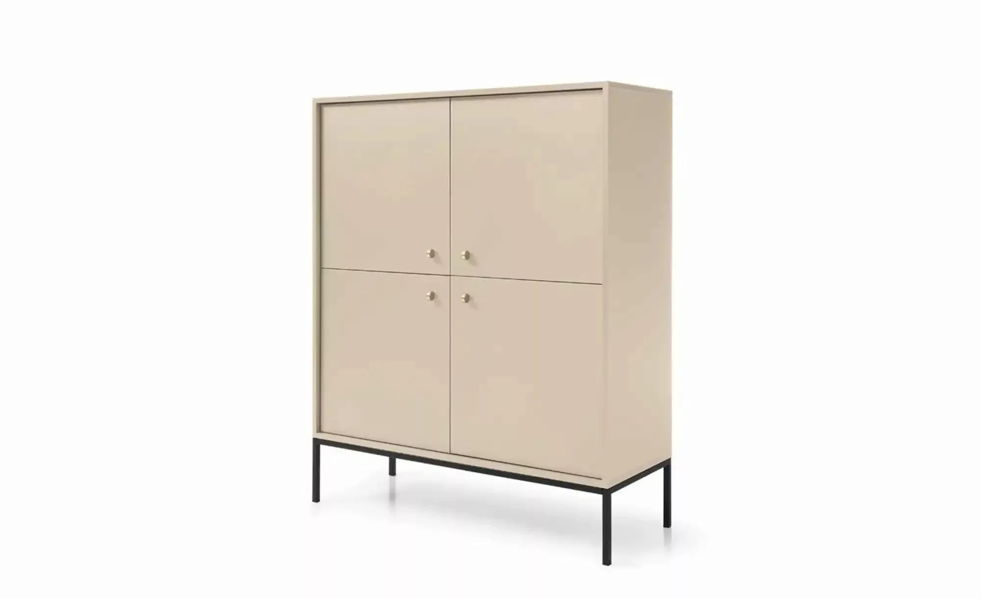 Highboard  Molly ¦ beige ¦ Maße (cm): B: 103,5 H: 125,5 Kommoden & Sideboar günstig online kaufen