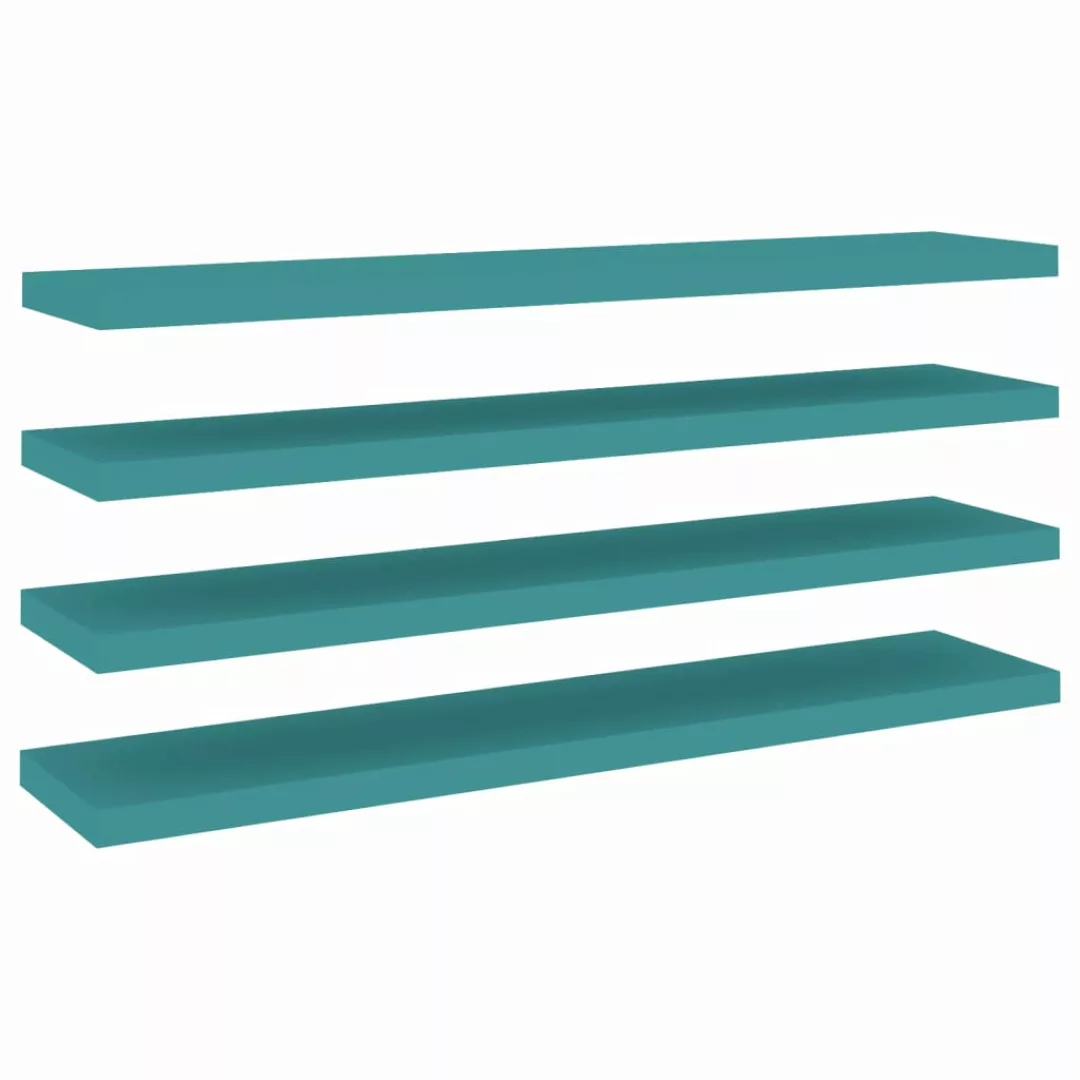 Schweberegale 4 Stk. Blau 120x23,5x3,8 Cm Mdf günstig online kaufen