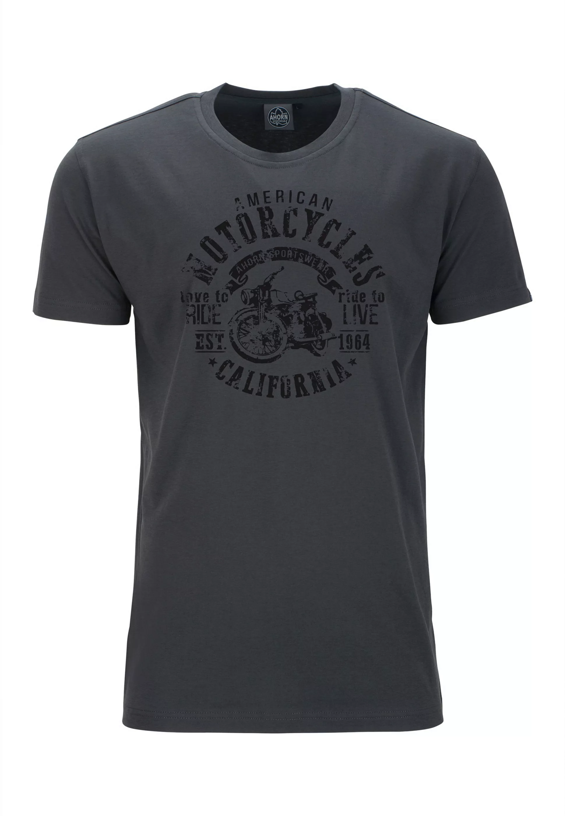 AHORN SPORTSWEAR T-Shirt "RIDE TO LIVE", mit coolem Motorcycle-Print günstig online kaufen