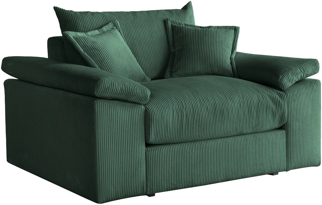 Home affaire XXL-Sessel "Soft&Cosy", in Cord, inklusive 2 Zierkissen günstig online kaufen