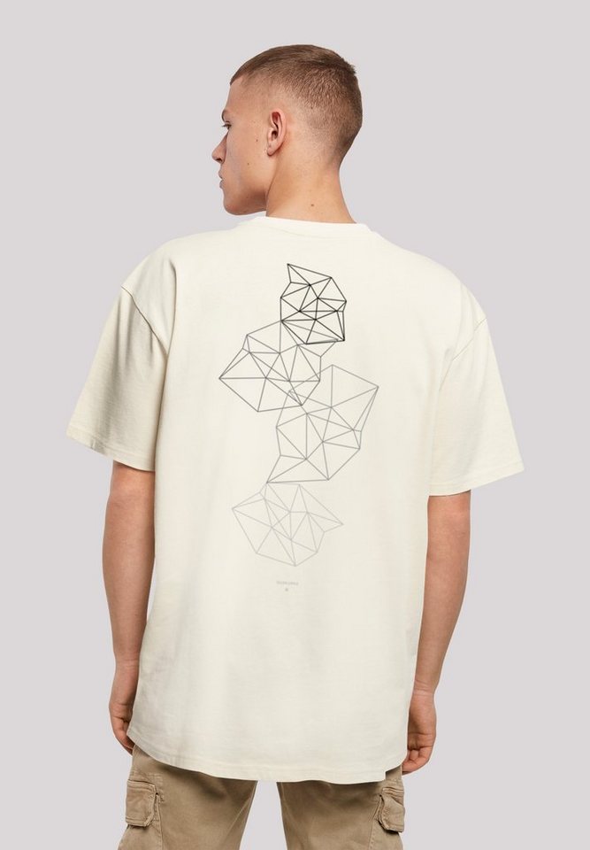 F4NT4STIC T-Shirt Geometric Abstract Print günstig online kaufen