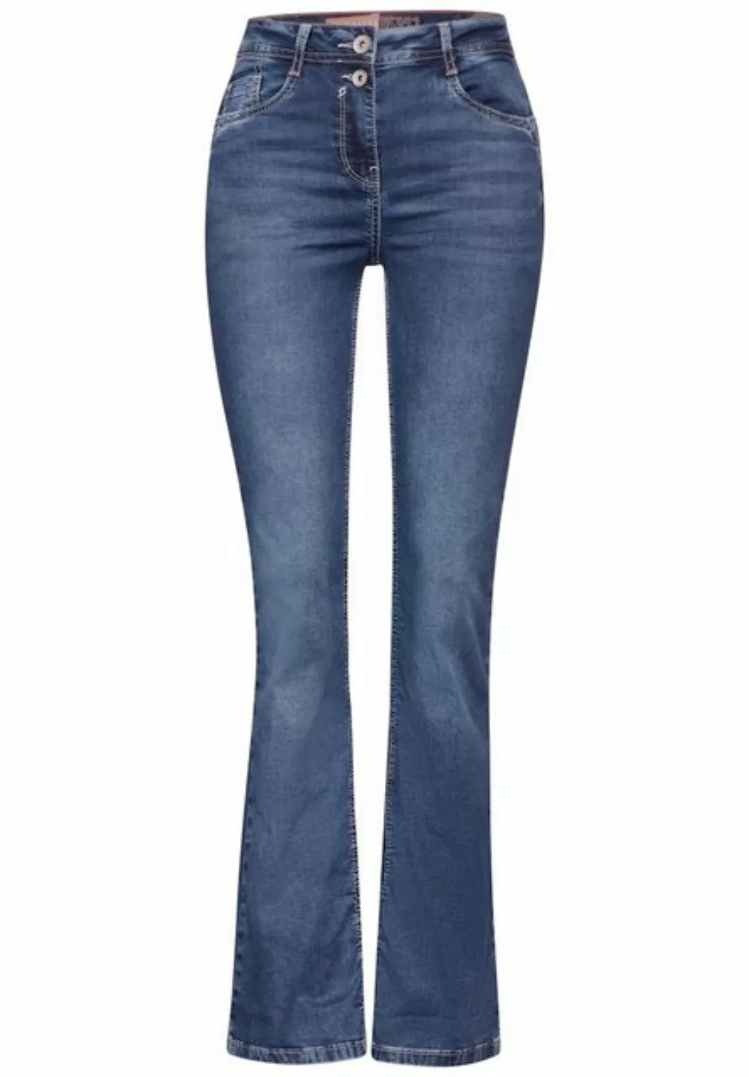 Cecil Bequeme Jeans Cecil / Da.Jeans / Style NOS Toronto Bootcut Mid günstig online kaufen