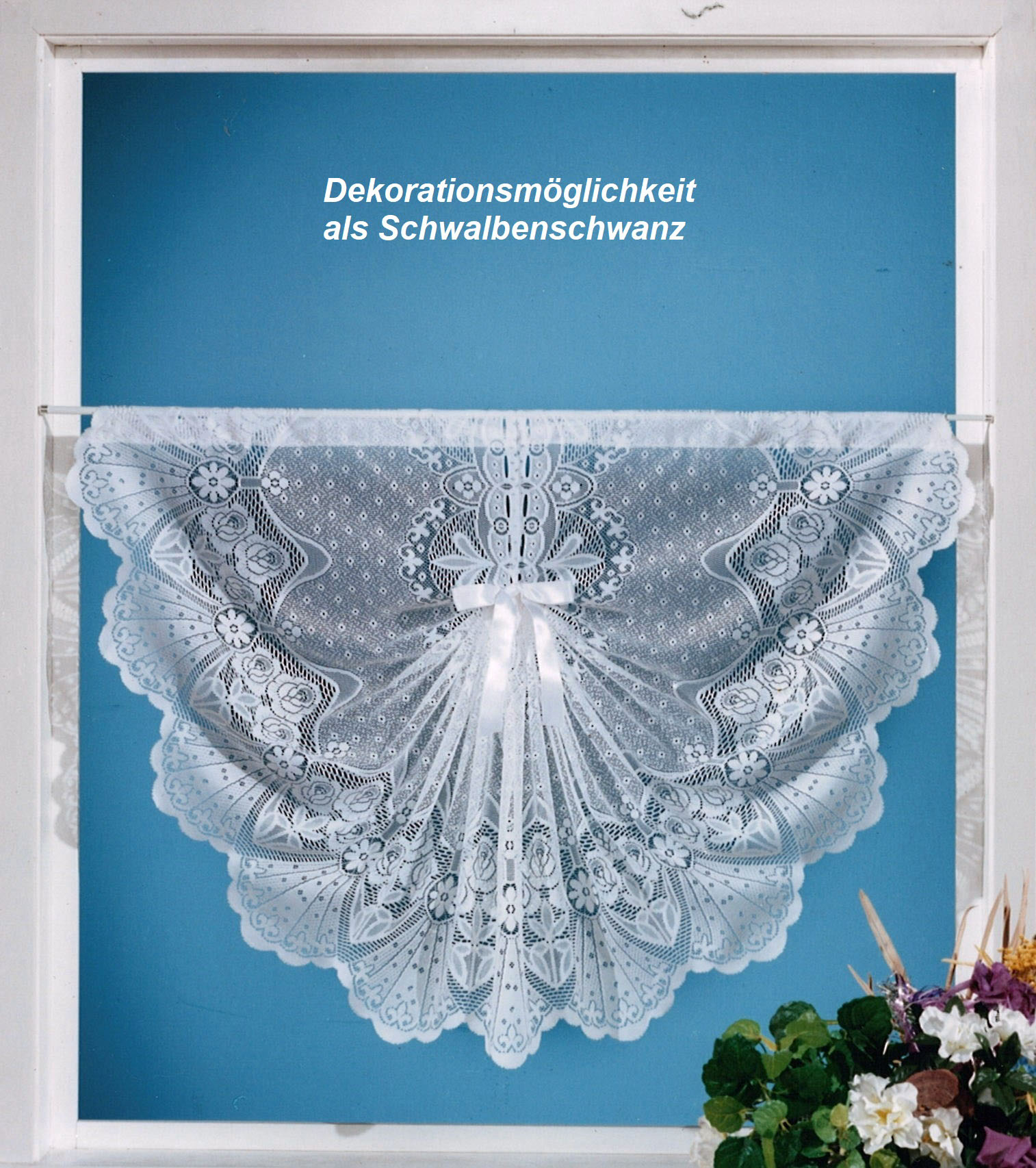 Weckbrodt Scheibengardine »Naila«, (1 St.), Bistro, Muschelbogen, Schwalben günstig online kaufen