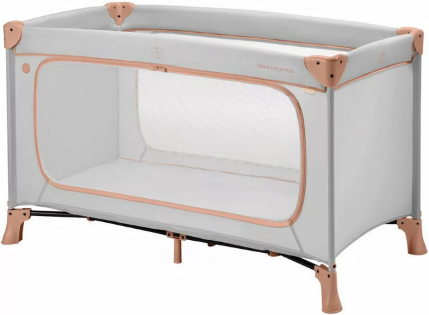 Hauck Baby-Reisebett Dream N Play Plus, Dusty Cork, Vorderausstieg günstig online kaufen