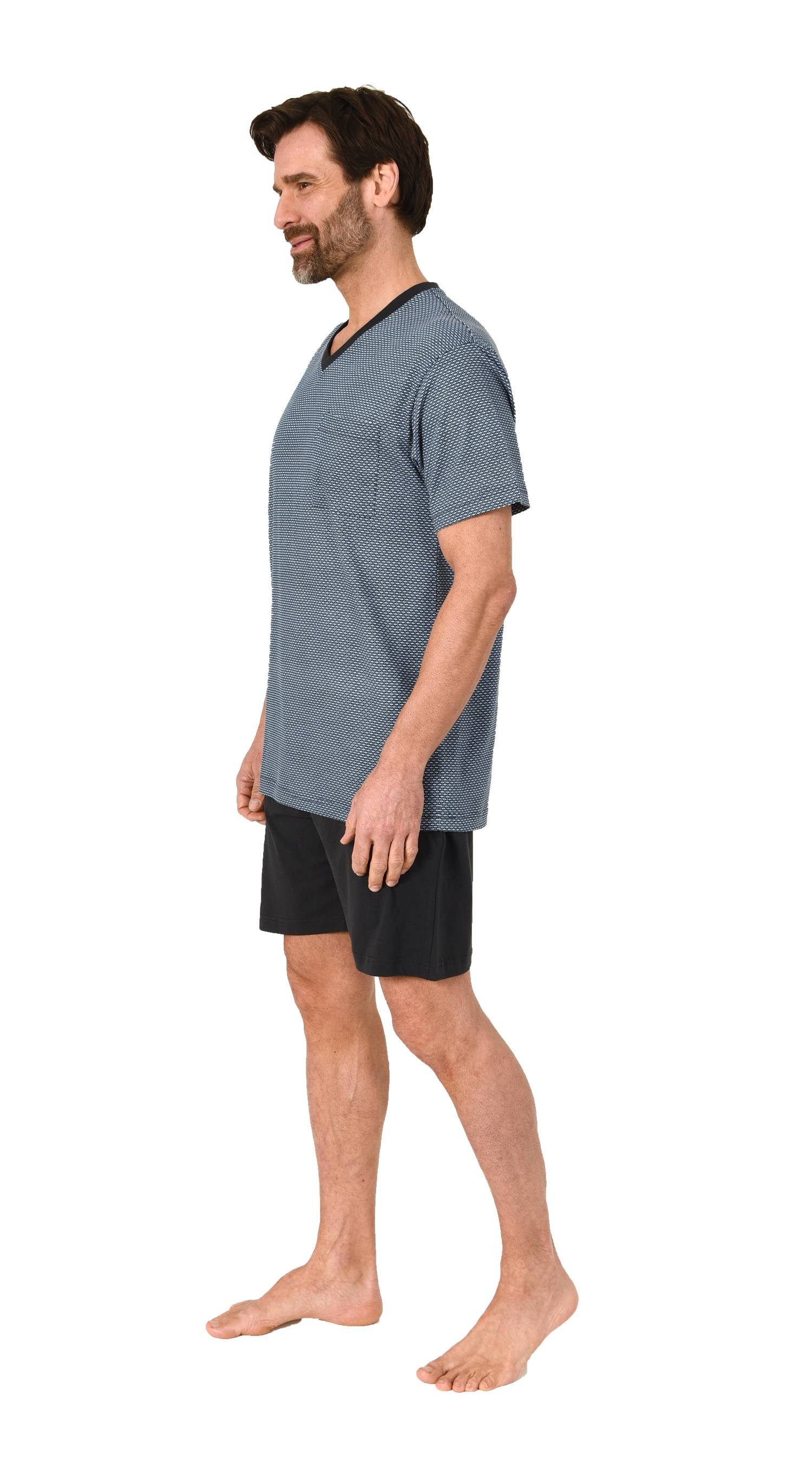 Normann Pyjama Normann Herren Schlafanzug kurzarm günstig online kaufen