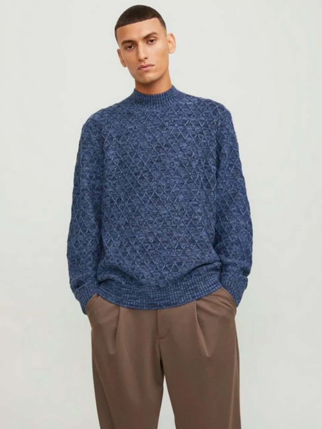 Jack & Jones Stehkragenpullover JPRCCZIGGI KNIT MOCK NECK LN günstig online kaufen