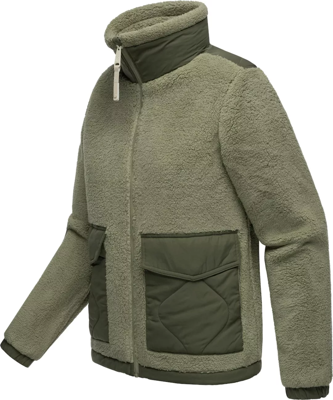 Ragwear Plüschjacke "Arctika", ohne Kapuze, Flauschige Übergangsjacke aus T günstig online kaufen