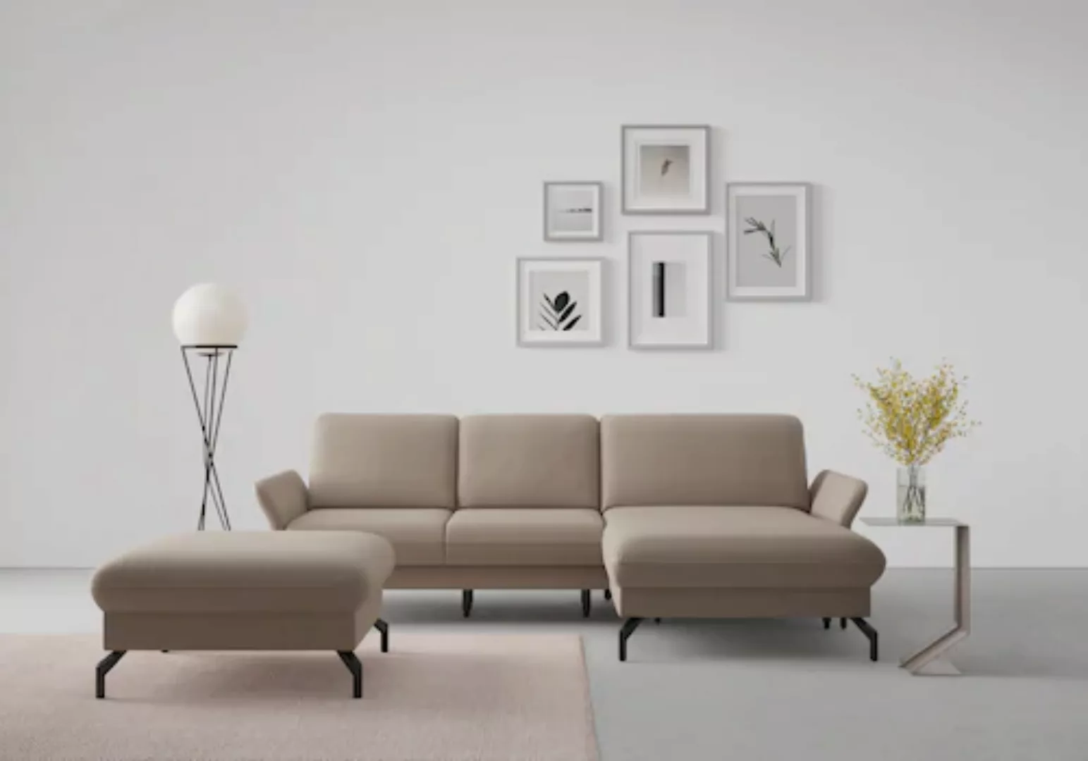 sit&more Ecksofa Fashion L-Form, wahlweise mit Kopfteilverstellung und Vorz günstig online kaufen