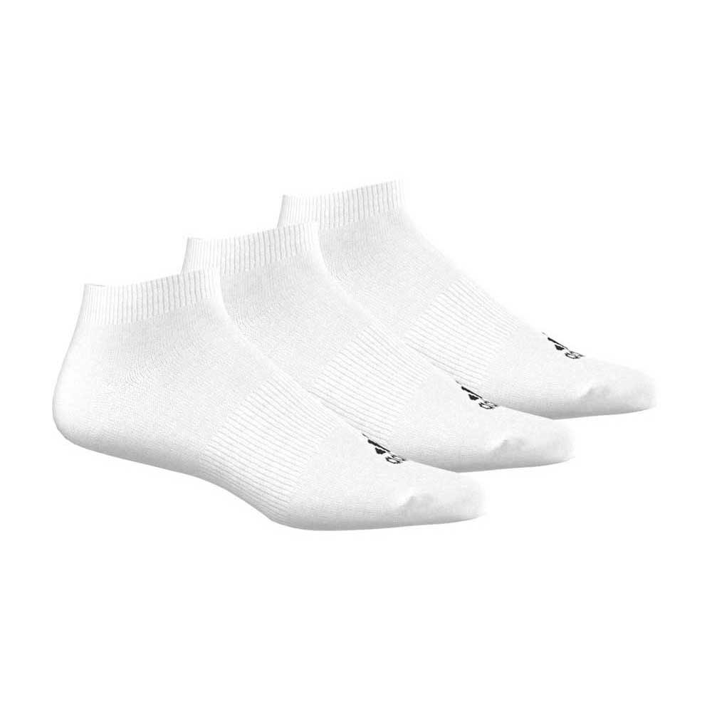 Adidas Performance No Show Thin Socken 3 Paare EU 23-26 White günstig online kaufen