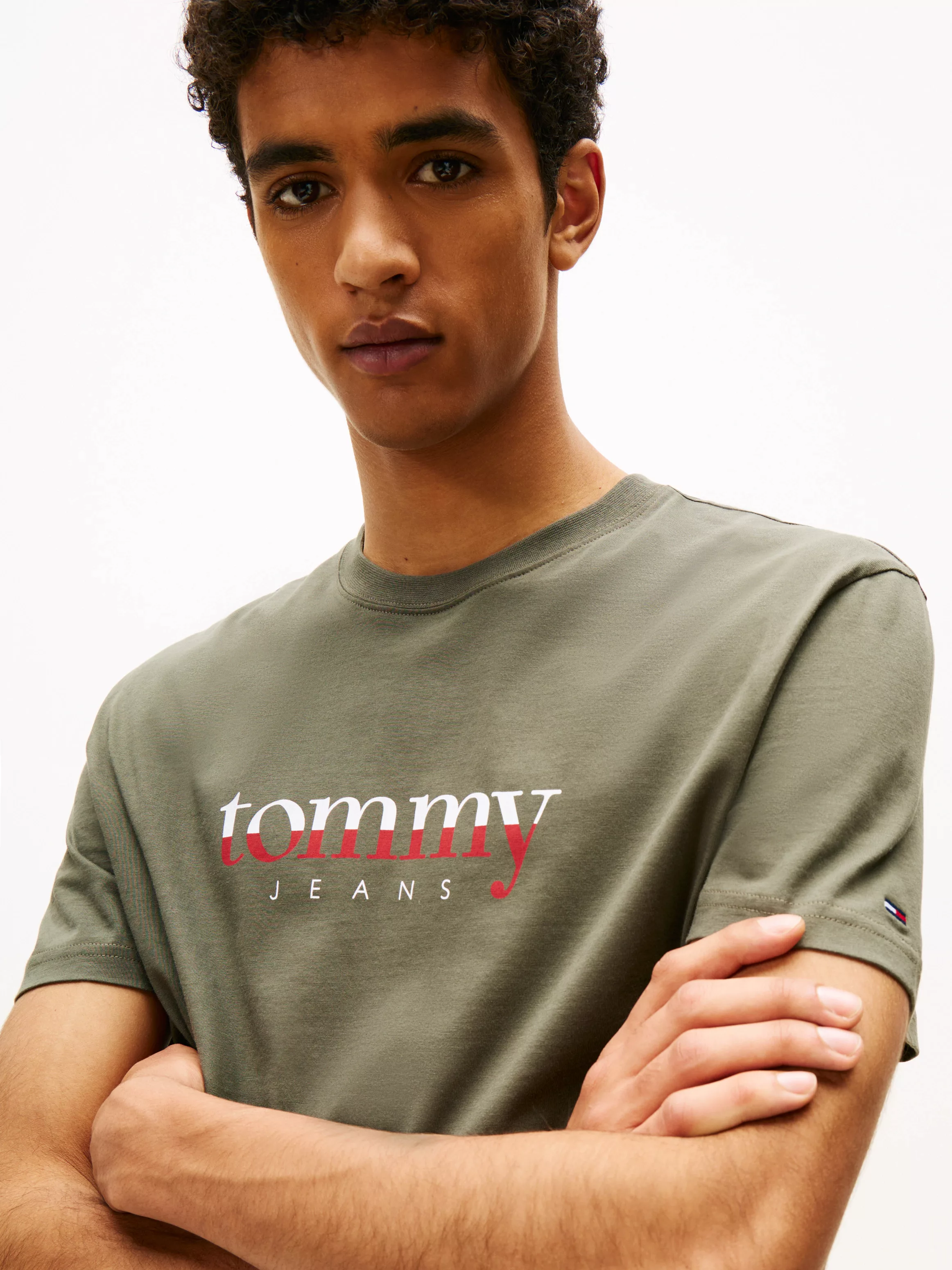 Tommy Jeans T-Shirt "aus Jersey mit Logo" günstig online kaufen