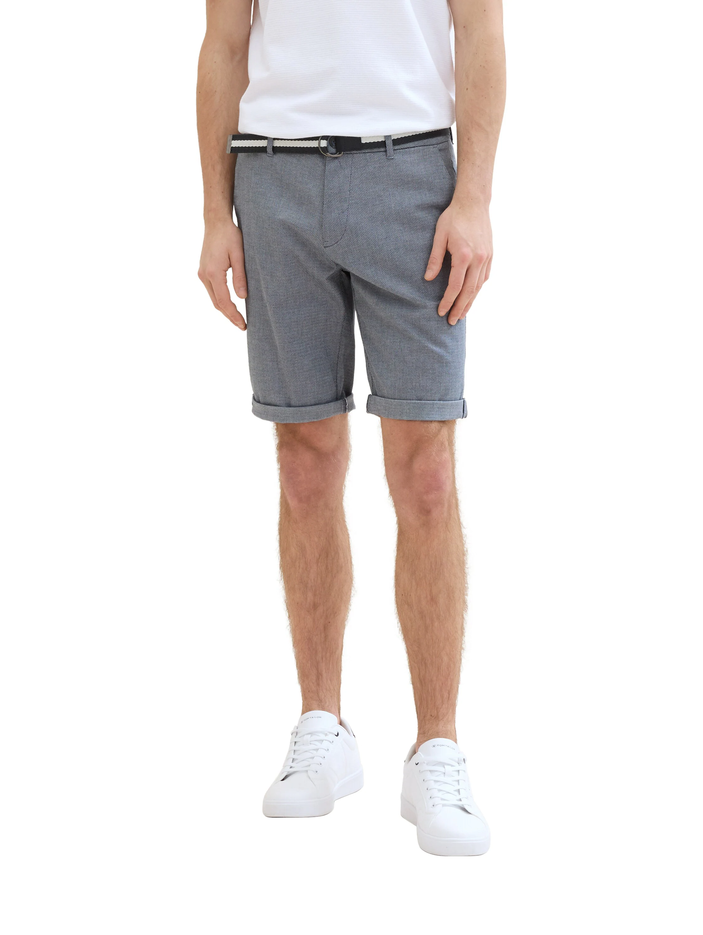 TOM TAILOR Bermudas mit Gürtel günstig online kaufen