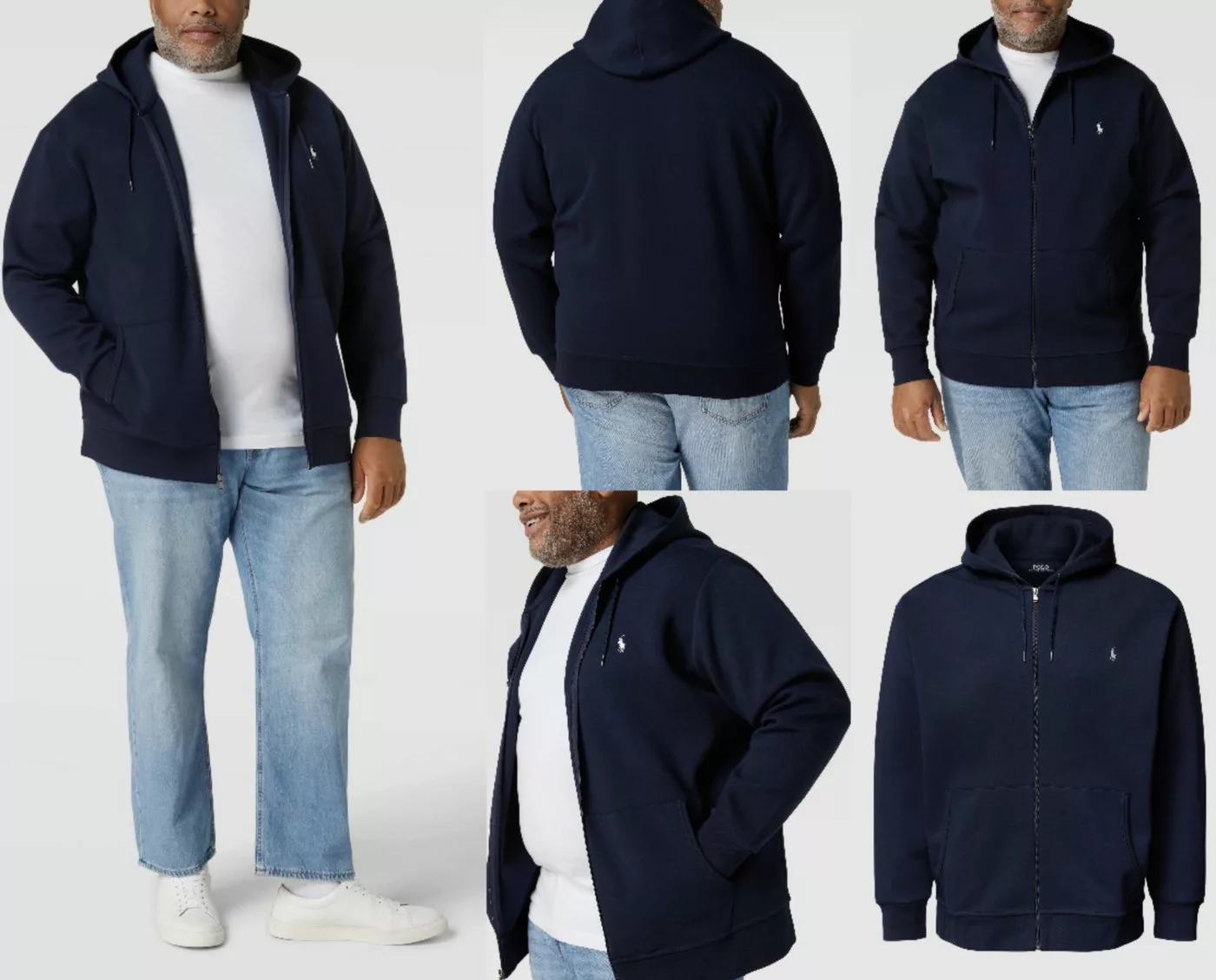 Ralph Lauren Sweatjacke POLO RALPH LAUREN BIG SIZE Sweat-Jacke Hoodie Sweat günstig online kaufen