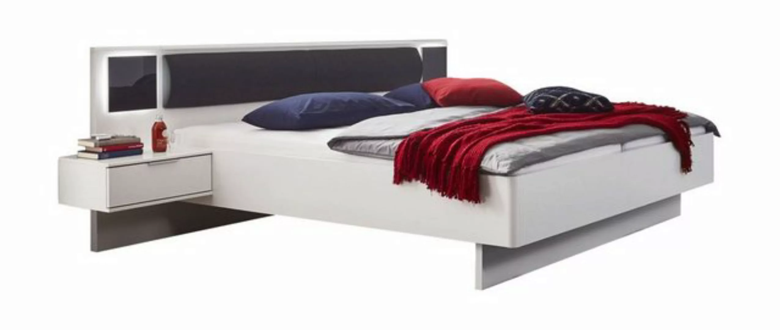 99rooms Polsterbett Veneto (Bett), 180x200, aus Holzwerkstoff, mit 2xNachtt günstig online kaufen