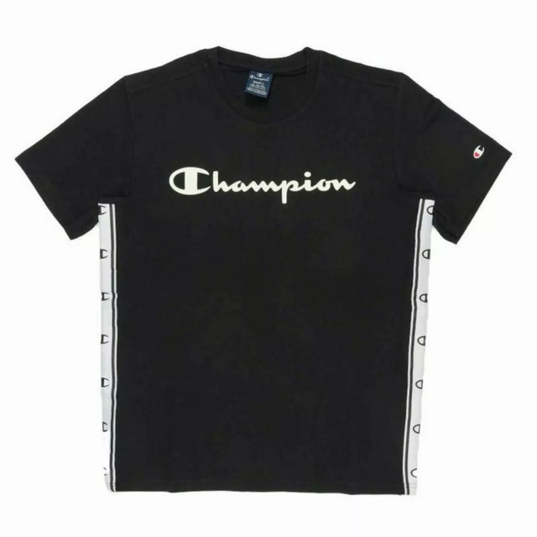 Champion T-Shirt Herren Kurzarm-T-Shirt Champion Crewneck Schwarz günstig online kaufen