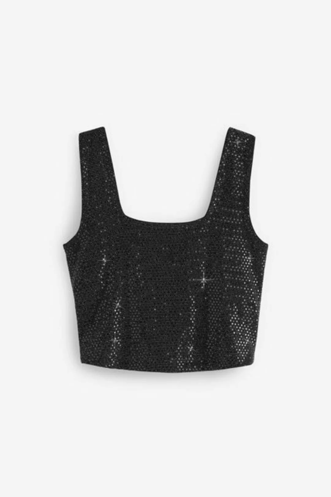 Next Crop-Top Top mit Pailletten (1-tlg) günstig online kaufen