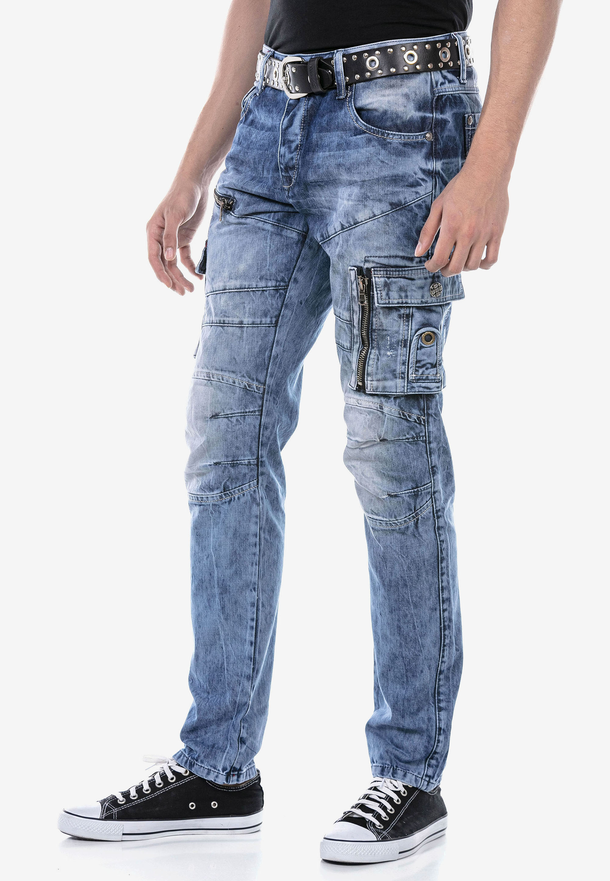 Cipo & Baxx Bequeme Jeans, in trendiger Used-Optik günstig online kaufen