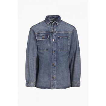 Jack & Jones  Hemdbluse 12252698 SCOTT OVERSHIRT-BLUE DENIM günstig online kaufen