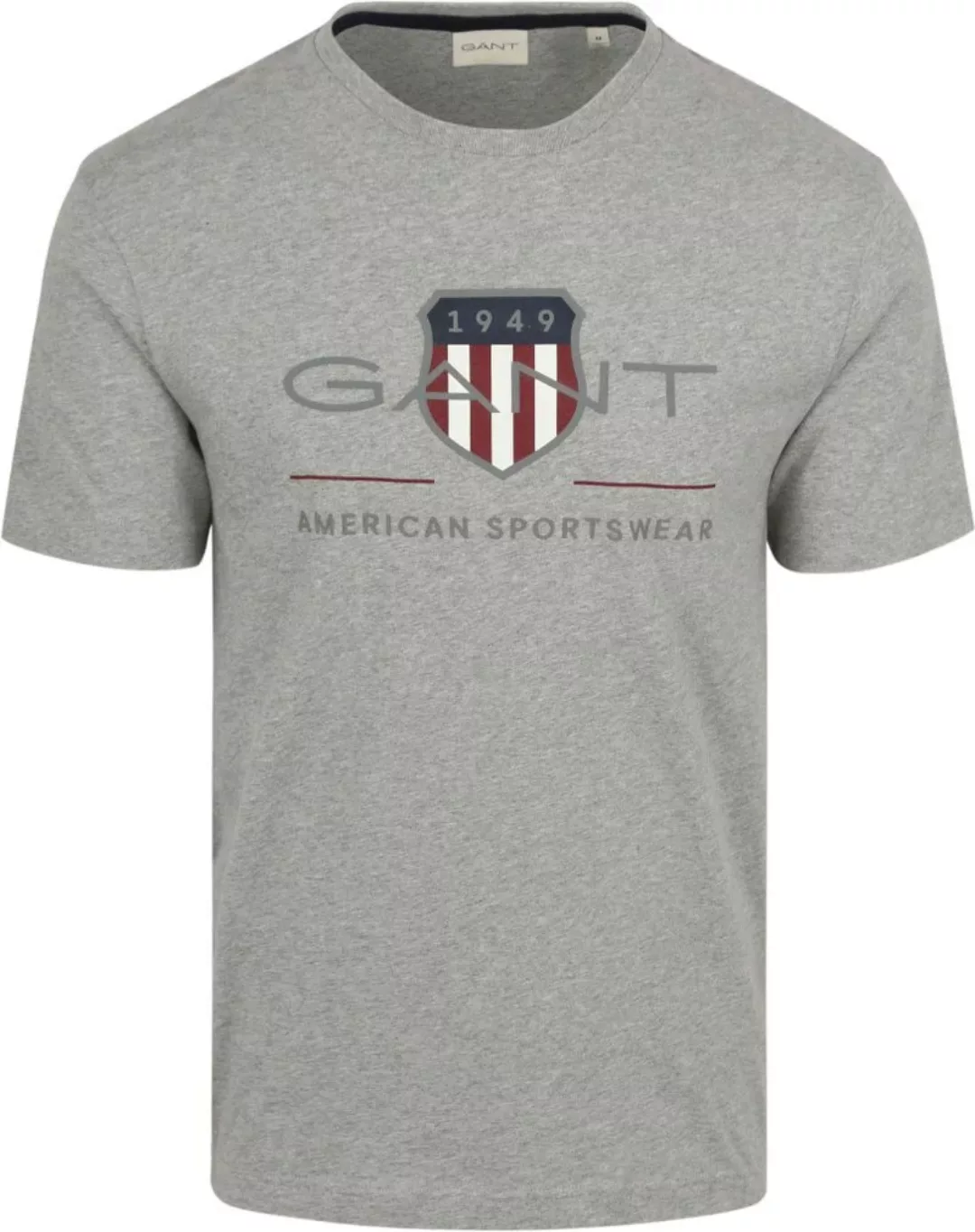 Gant T-shirt Logo Navy - Größe XXL günstig online kaufen