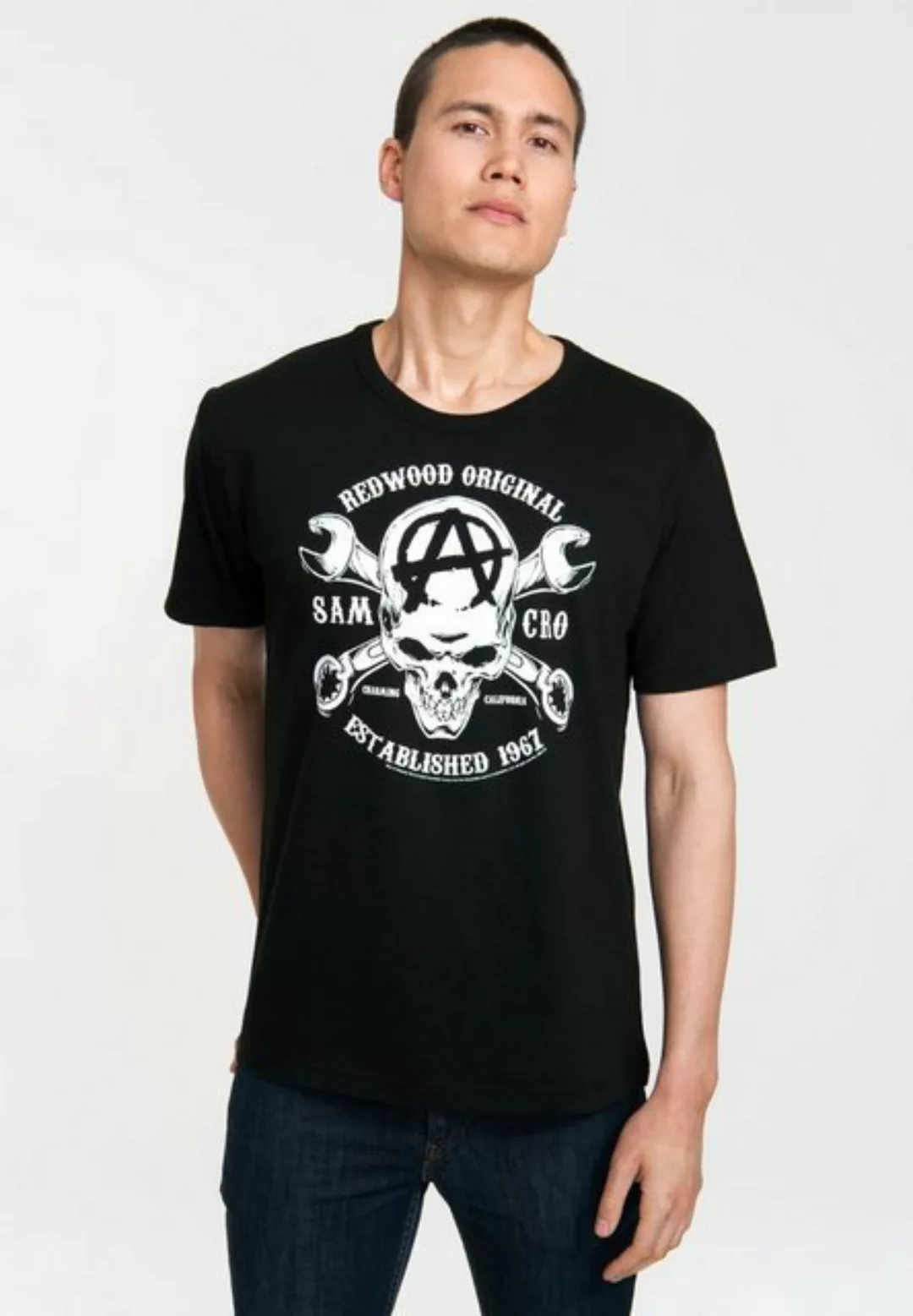 LOGOSHIRT T-Shirt "Sons of Anarchy Logo" günstig online kaufen