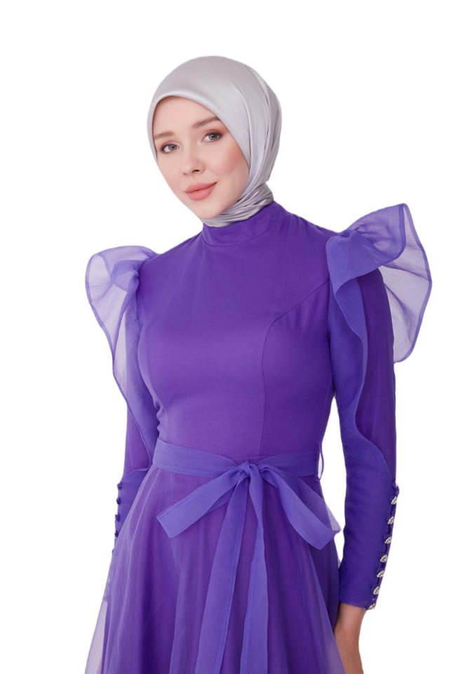 ARMİNE Cocktailkleid Armine Abendkleid – Moderne und elegante Hijab-Mode günstig online kaufen