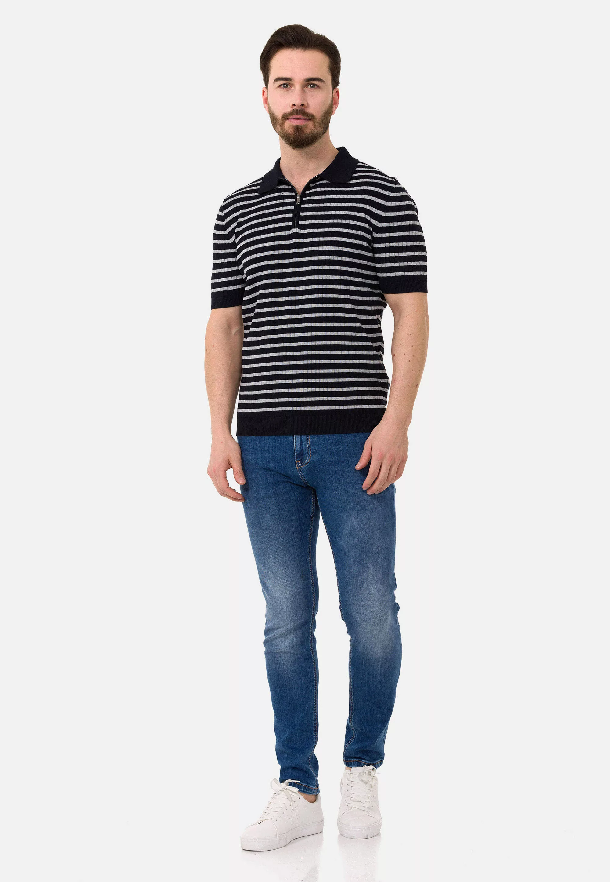 Cipo & Baxx Poloshirt, in coolem Look günstig online kaufen