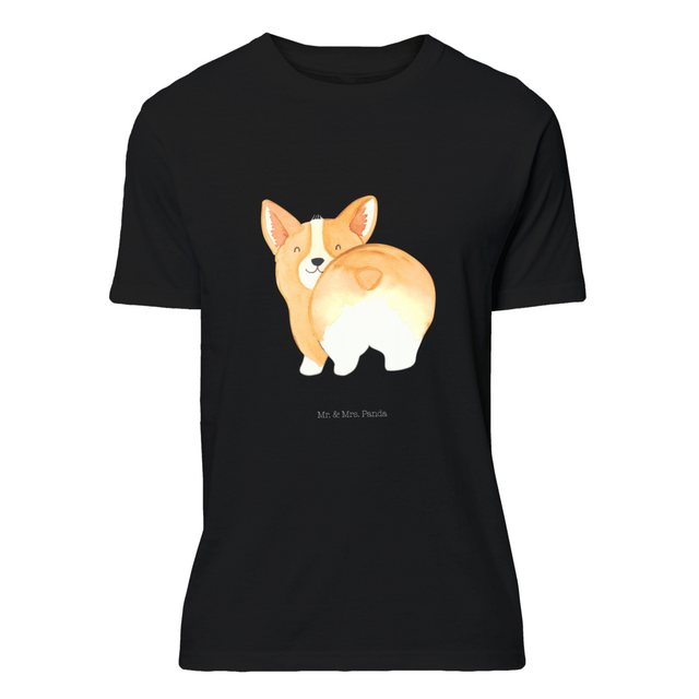 Mr. & Mrs. Panda T-Shirt Corgie Po - Schwarz - Geschenk, Vierbeiner, Frauen günstig online kaufen