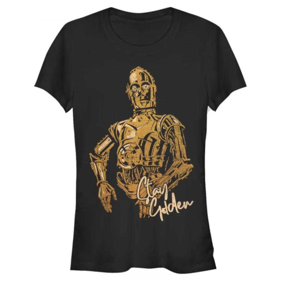 Star Wars - The Mandalorian - The Child C3Po Stay Golden - Frauen T-Shirt günstig online kaufen
