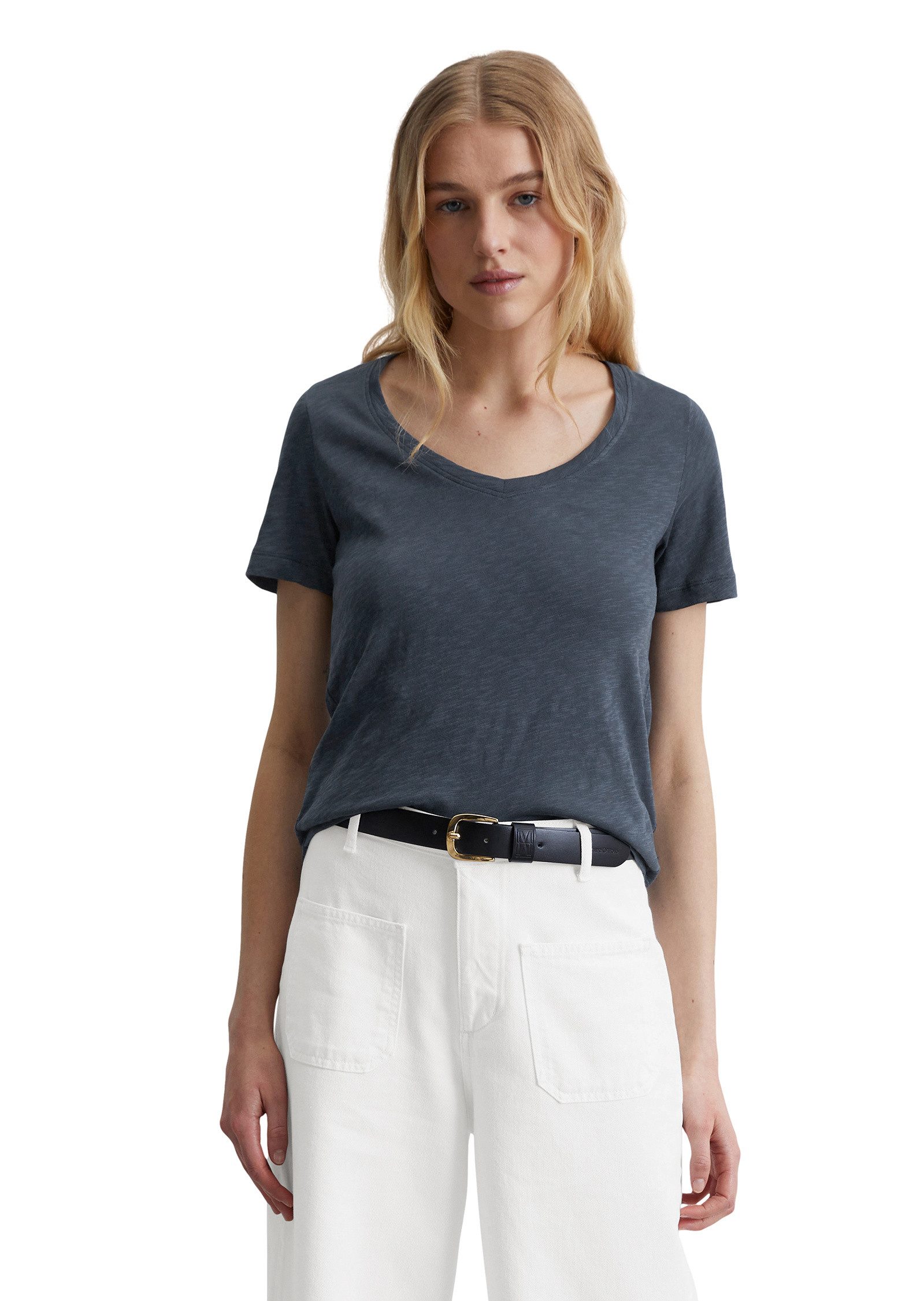 Marc OPolo T-Shirt "aus Organic Cotton Slub Jersey" günstig online kaufen