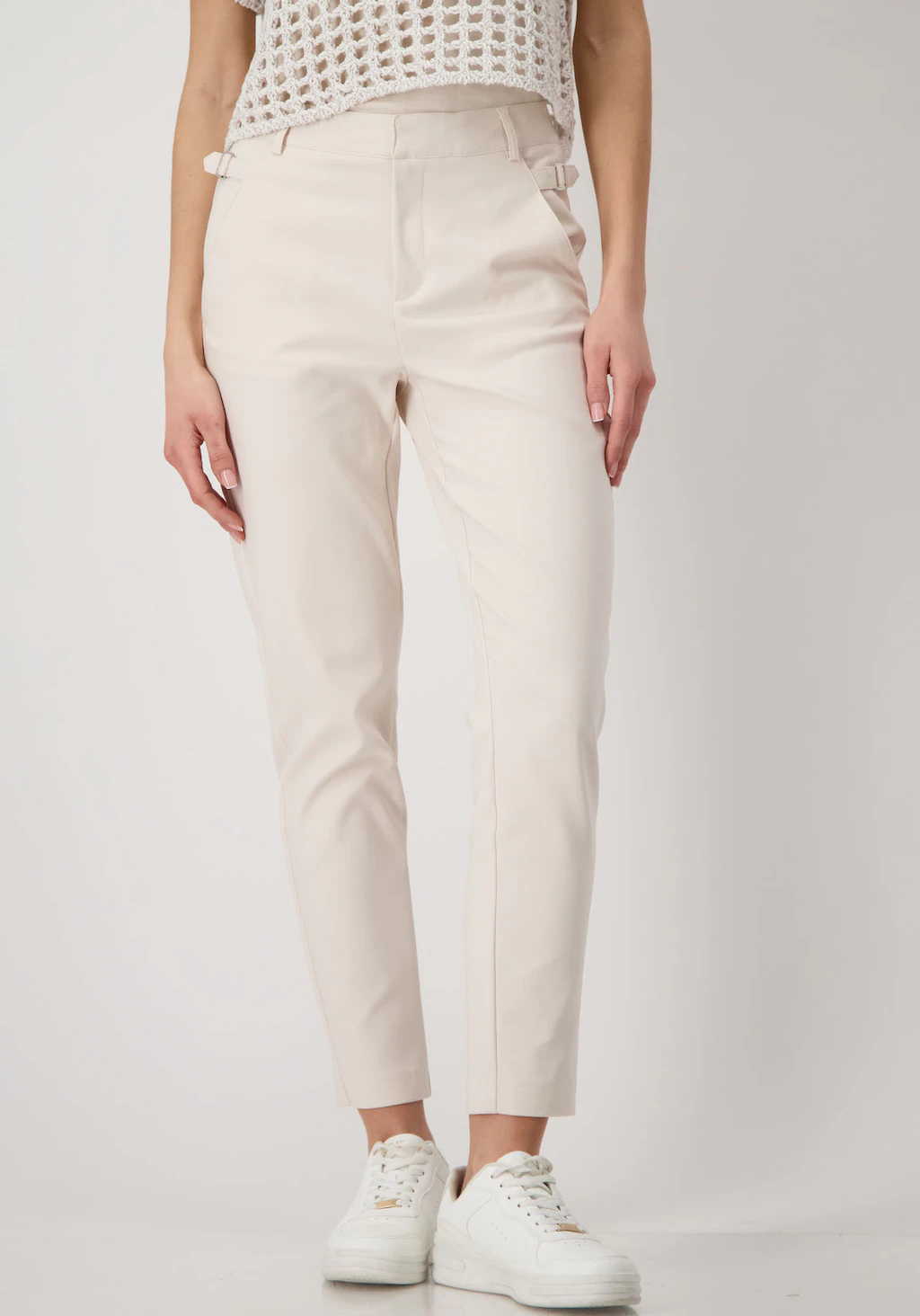 Monari Röhrenhose, mit Zierriegeln günstig online kaufen