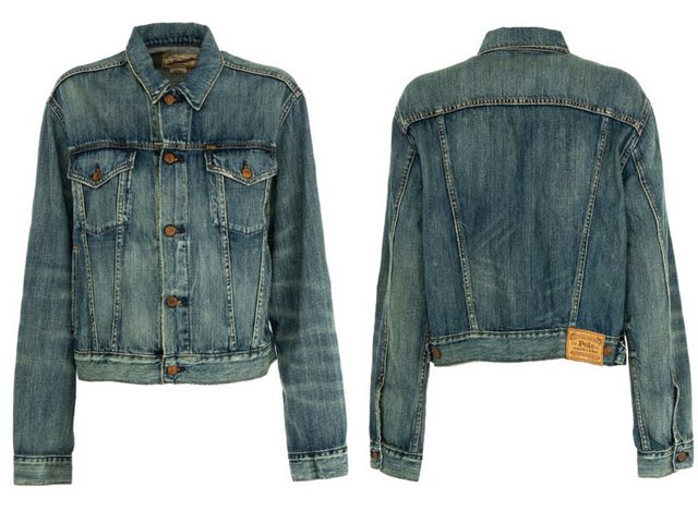 Ralph Lauren Jeansjacke POLO RALPH LAUREN Denim Jacket 80s Retro Mexico Den günstig online kaufen