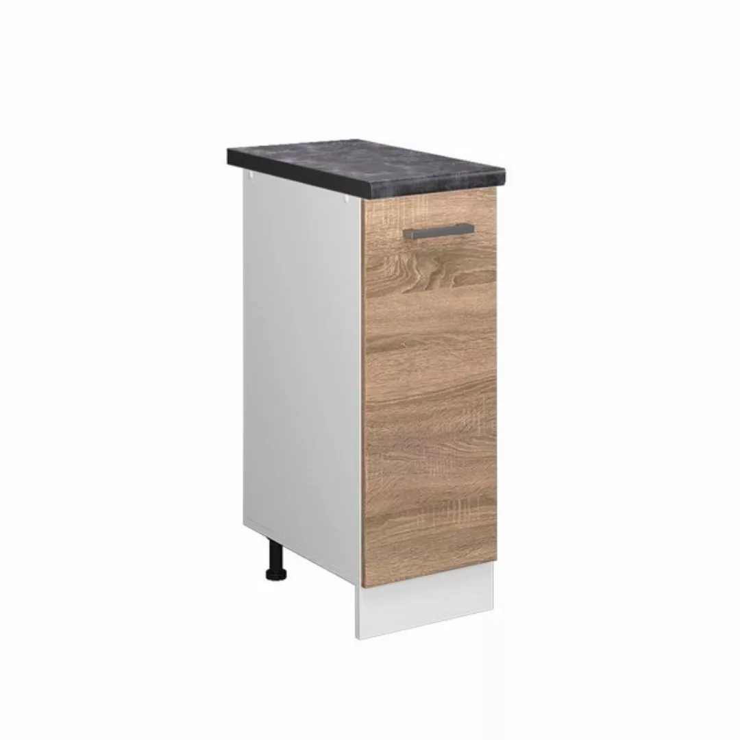 Vicco Apothekerschrank R-Line, Sonoma/Weiß, 30 cm ohne Arbeitsplatte günstig online kaufen