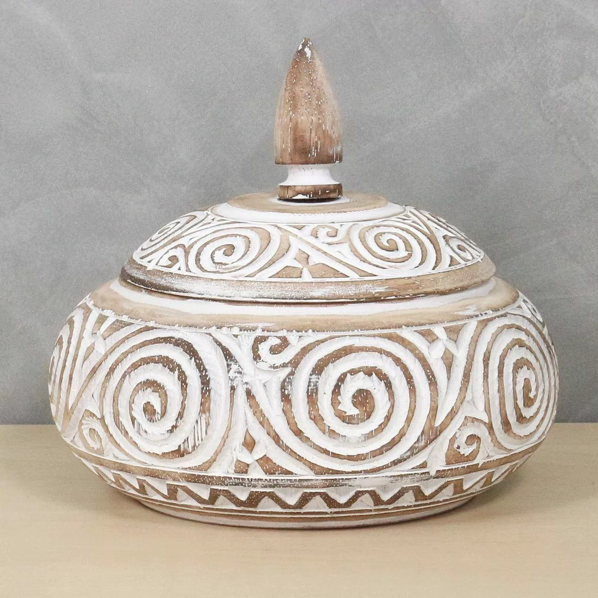Oriental Galerie Aufbewahrungsbox Weiße Schale mit günstig online kaufen