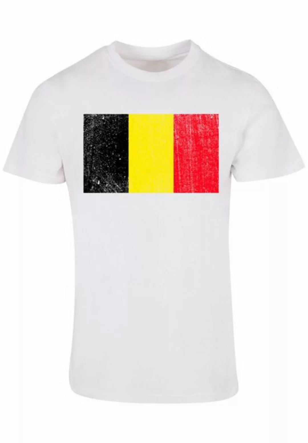 F4NT4STIC T-Shirt "Belgien Flagge Belgium", Print günstig online kaufen