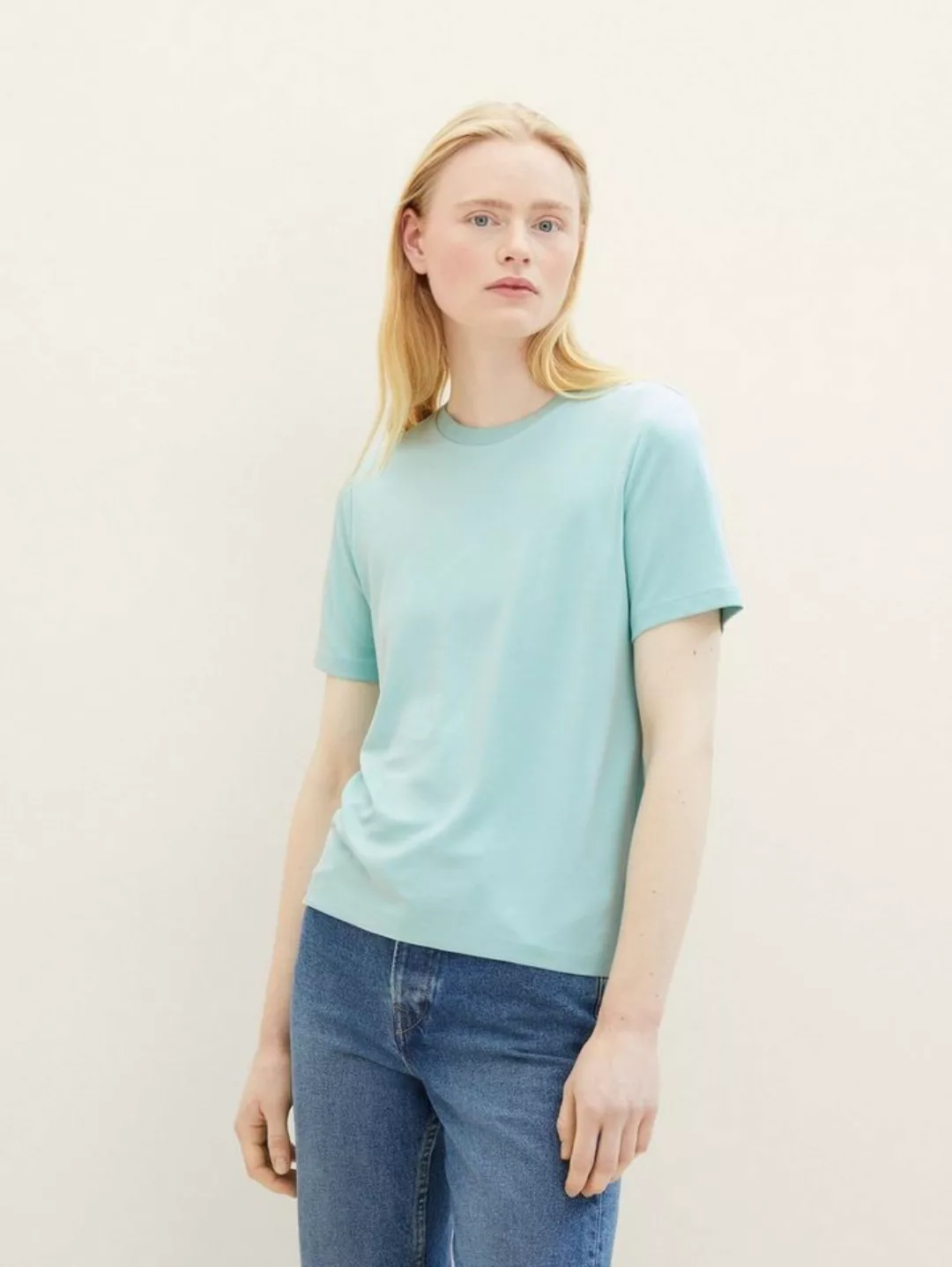 TOM TAILOR Denim T-Shirt Basic T-Shirt günstig online kaufen