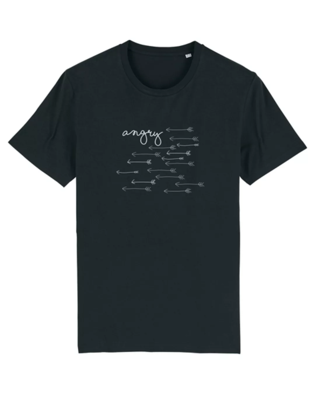 Herren T-shirt Aus Bio-baumwolle "Angry" günstig online kaufen