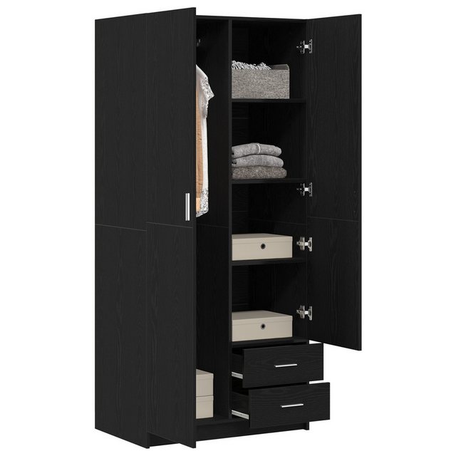 vidaXL Kleiderschrank Kleiderschrank Schwarze Eiche Hochwertiges Holz 80x52 günstig online kaufen