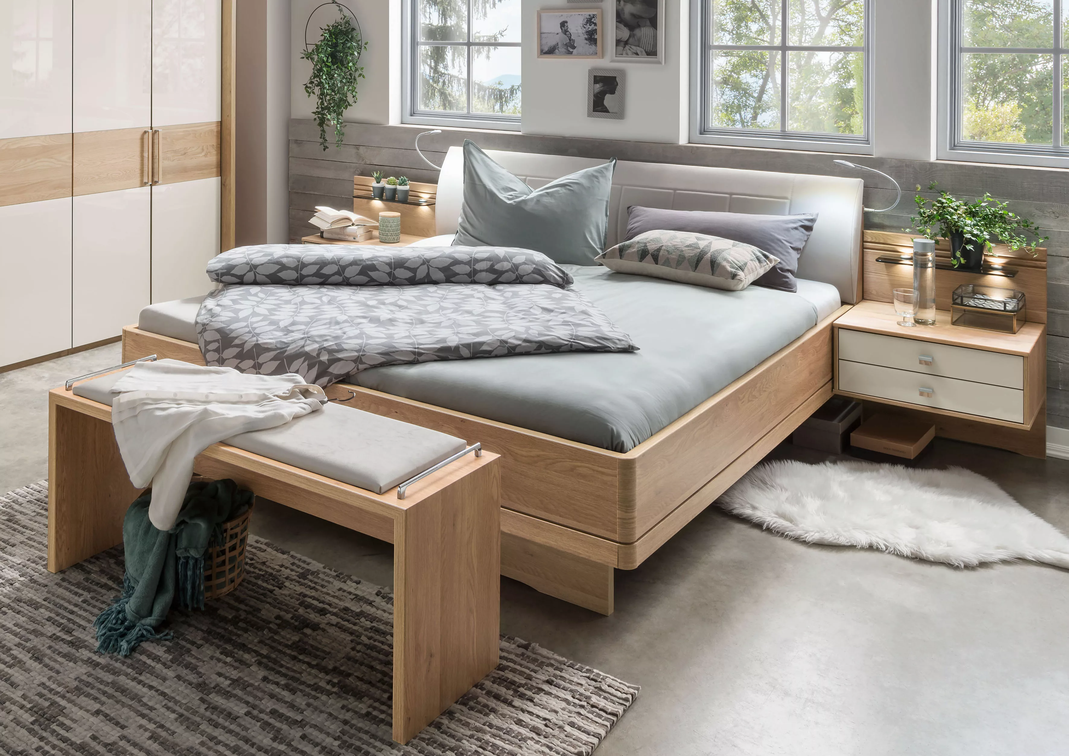 WIEMANN Bett "Kiruna, Made in Germany, formschön und stilvoll", in Komforth günstig online kaufen