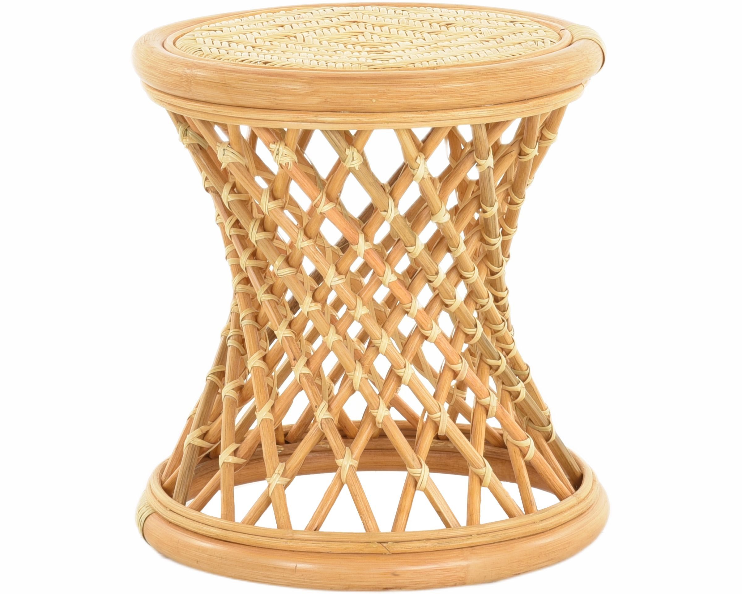 Krines Home Fußhocker Rattan Hocker Sitzhocker günstig online kaufen