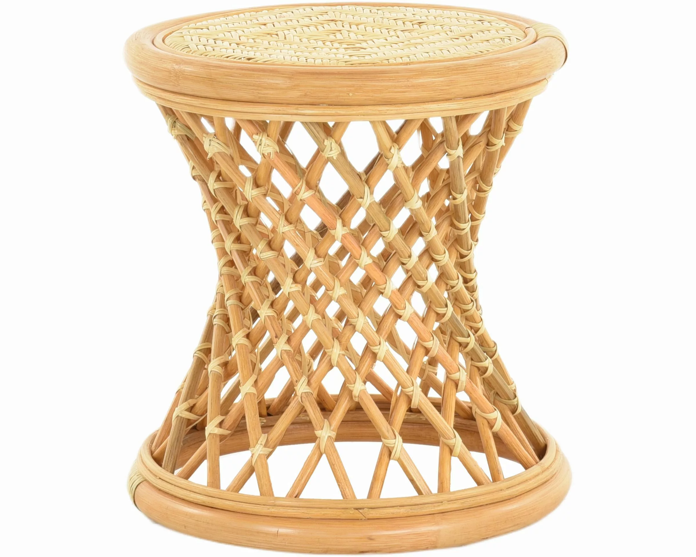 Krines Home Fußhocker Rattan Hocker Sitzhocker günstig online kaufen