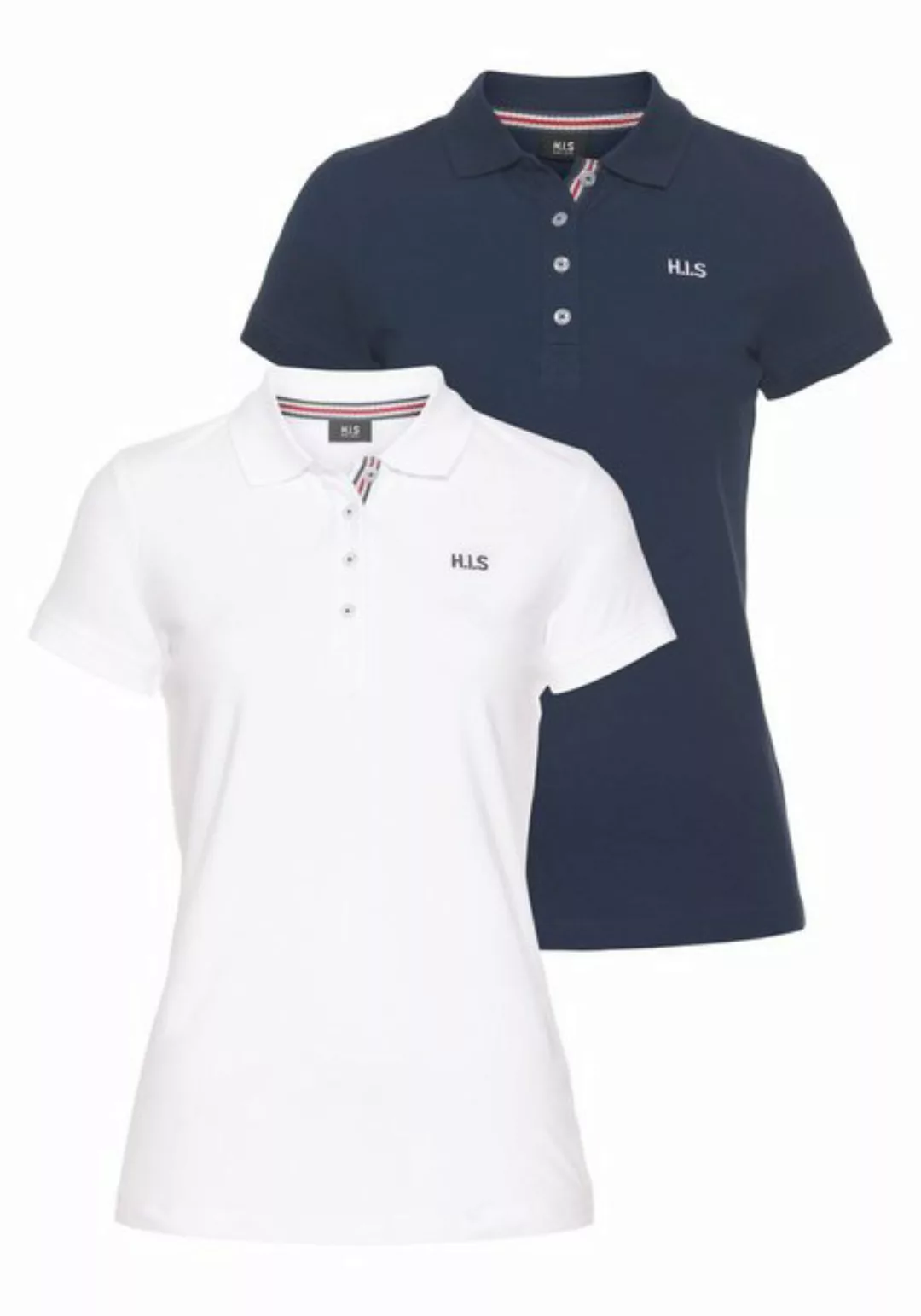 H.I.S Poloshirt (2er-Pack) aus weicher Pique-Qualität günstig online kaufen